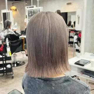 ミディアム カラー JUNSHIN🦋 ヘアセット／カラーのヘアスタイル