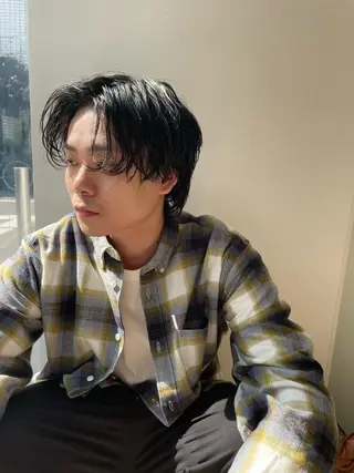 ショート カラー パーマ メンズ 【メンズ特化】 池田大成✂︎のヘアスタイル