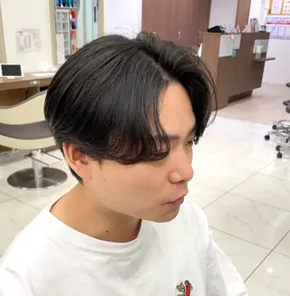 ショート パーマ メンズ 【メンズ特化】 池田大成✂︎のヘアスタイル