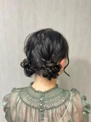 ロング ヘアアレンジ ヘアセット専門店 Rのヘアスタイル