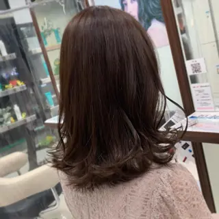 ミディアム カラー miiro 長津田 髪質改善 フジムラのヘアスタイル