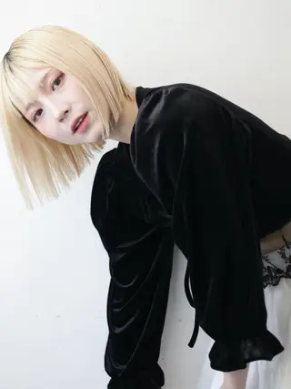 ミディアム カラー HARU//原宿🤍 リピート率NO.1のヘアスタイル