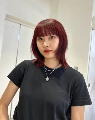 セミロング 韓国ヘアメンズ・レデ ィース特化ミクのヘアスタイル