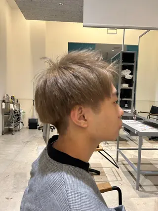 カラー メンズ 中 海斗のヘアスタイル