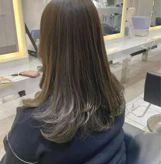 ロング カラー 山田 ひかりのヘアスタイル