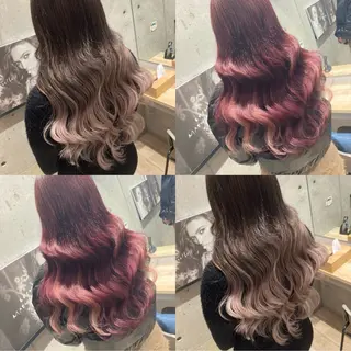 ロング カラー ヘアアレンジ 平原 ミレイのヘアスタイル