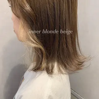 ミディアム カラー ヘアアレンジ 代表🎀 ふわモテ愛 され髪🩷yumiのヘアスタイル