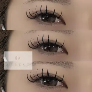 マツエク・マツパ ＲＥＢＥＳＴ ｅｙｅｌａｓｈのマツエク・マツパデザイン