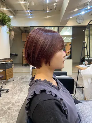 ショート カラー ダメージレス美容師 🌱水島侑理のヘアスタイル