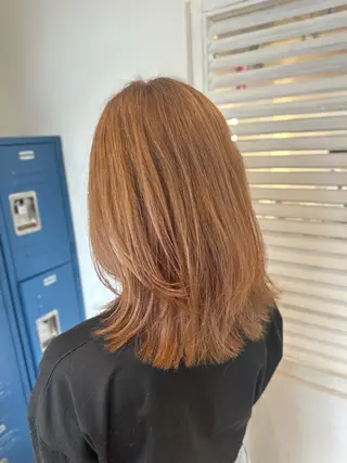 セミロング カラー 下島 優人のヘアスタイル