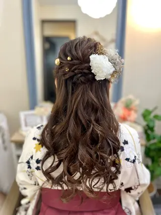 ヘアアレンジ 似合わせヘアメイク 💐オダギリチアキのヘアスタイル