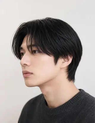 ミディアム メンズ 小森 優仁のヘアスタイル