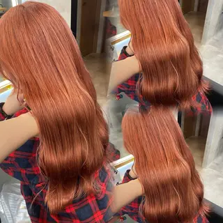 ロング カラー ヘアアレンジ 透明感カラー/推しカ ラー☁️JURAのヘアスタイル