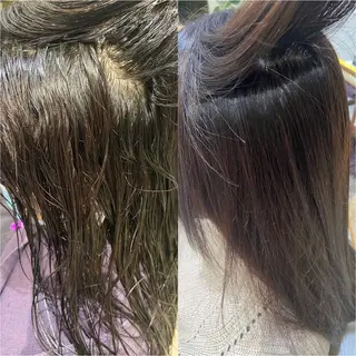 ロング ハラダ ヒナミのヘアスタイル