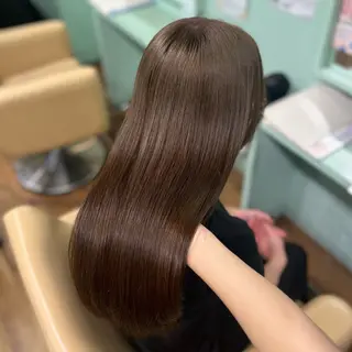 ミディアム カラー 🌙Runa つや髪 小顔ショート/ウルフのヘアスタイル