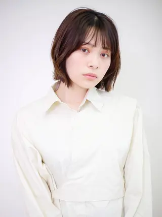 ミディアム カラー BASSA 下井草店のヘアスタイル