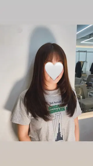 セミロング レイヤー/ベージュ/ どますず🌺のヘアスタイル