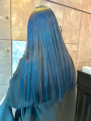ロング カラー ヘアアレンジ 🌈インナーカラー ‘ショウマ’🌈のヘアスタイル