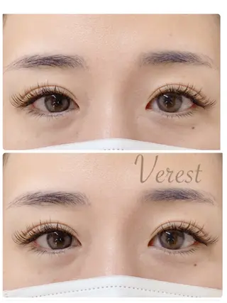 カラー マツエク・マツパ トップアイリスト Verestのマツエク・マツパデザイン