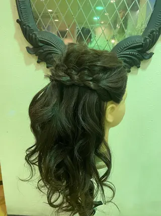 ヘアアレンジ hair make echo滿木あい花のヘアスタイル