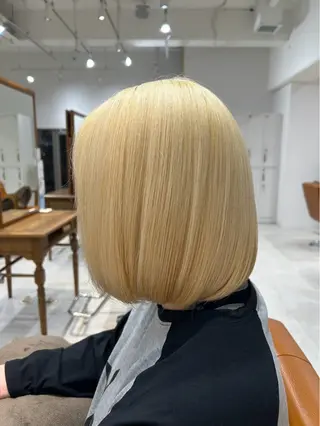 ミディアム カラー 佐々木 玲のヘアスタイル