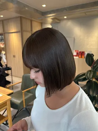 ショート カラー りあの🎀 /暖色カラー🍒のヘアスタイル