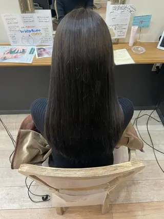 セミロング Hika.ハイトーン 髪質改善🩵ᩚ🫧のヘアスタイル