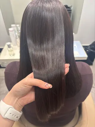 ミディアム カラー パーマ ヘアアレンジ 押切 響 のヘアスタイル