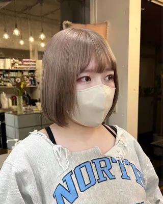 ショート カラー パーマ ヘアアレンジ メンズ キッズ ネイル マツエク・マツパ アイブロウ ショートヘア原宿 fifth コシのヘアスタイル