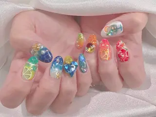 ネイル 長さだし専門店 M2　rikaのネイルデザイン