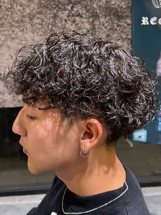 パーマ メンズ 快斗🔥メンズパーマ 🔥モデル募集中🔥のヘアスタイル