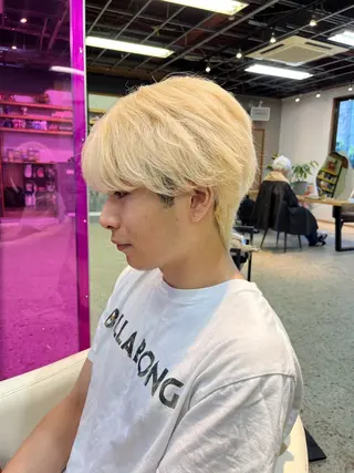 カラー メンズ 韓国ヘア🇰🇷 RYOTAのヘアスタイル