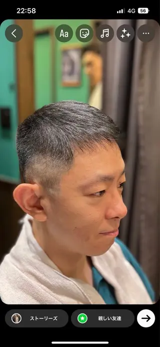 ショート メンズ専用 佐々木のヘアスタイル