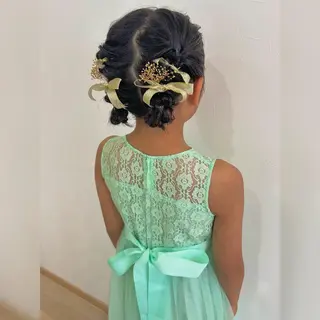 ショート お子様と美容室🧸 HidamaRi絢菜のヘアスタイル