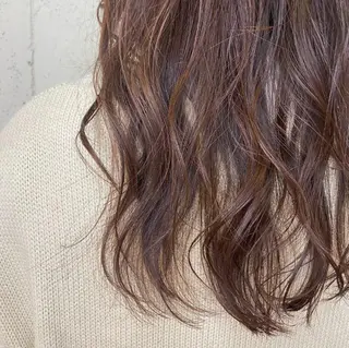 ミディアム カラー KAEDE🎀 縮毛矯正＆パーマ特化のヘアスタイル