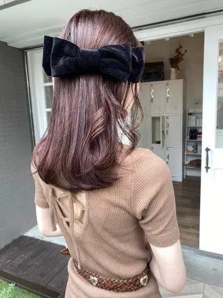 カラー 盛れる顔まわり✨🎀 レイヤー別所好葉のヘアスタイル