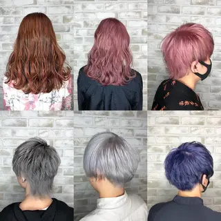 ロング カラー ヘアアレンジ トッチ 艶髪髪質改善のヘアスタイル