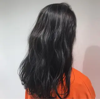 セミロング カラー Zina渋谷エリア マネージャShionのヘアスタイル