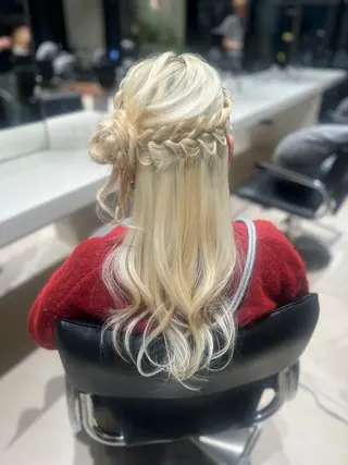 ヘアアレンジ 髪質改善/レイヤー 暖色/shiinaのヘアスタイル