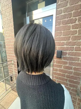 ミディアム カラー パーマ ヘアアレンジ メンズ キッズ ネイル マツエク・マツパ アイブロウ 久木原 ゆりのヘアスタイル