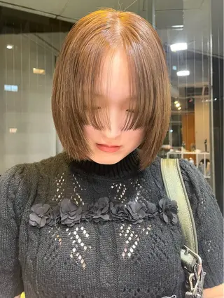ミディアム カラー レイヤー／似合わせ TAKUYAのヘアスタイル