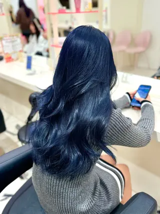 ロング カラー 🇰🇷韓国hair 🇰🇷wakaのヘアスタイル