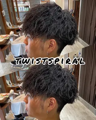 メンズ 仙台/メンズ/ フェザー/リョウのヘアスタイル