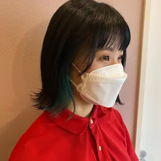 カラー 初ブリーチOK✨ ハイトーン稲吉菜々美のヘアスタイル