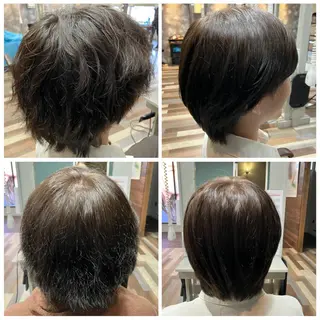 カラー メンズ 坂本 明子のヘアスタイル