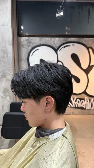 ショート 永倉 迅人 /メンズカットパーマのヘアスタイル