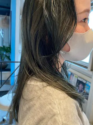 セミロング カラー &72 takiのヘアスタイル