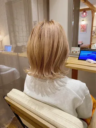ミディアム カラー KAZUKI/ 髪質改善のヘアスタイル