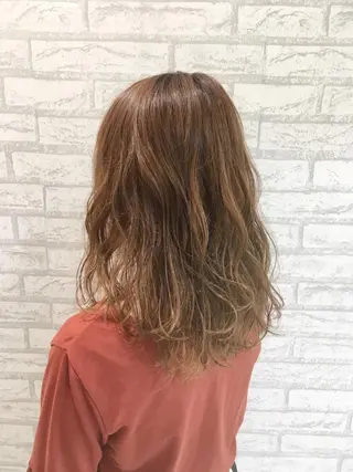 ミディアム カラー NYNY四條畷店 森 亮人のヘアスタイル