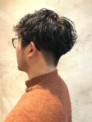 パーマ メンズ 水谷 俊一のヘアスタイル